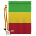 Cosa 28 x 40 in. Mali Flags of the World Nationality Impressions Decorative Vertical House Flag Set CO4124716
